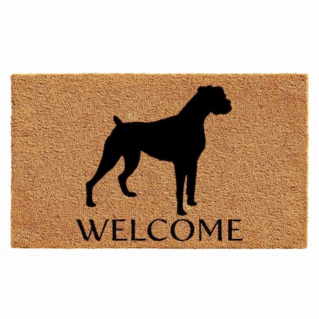 Calloway Mills Entrance Mat, Coir, Natural, Black 105572436
